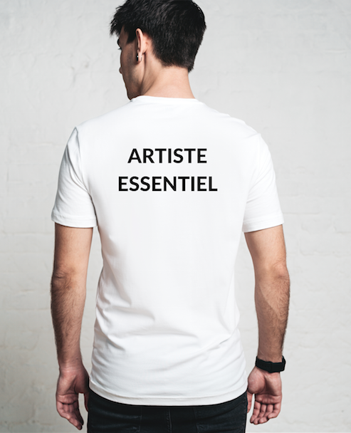 T-shirt essentiel avec l'œuvre « lampe à hamburger » de l'artiste  agarimoart